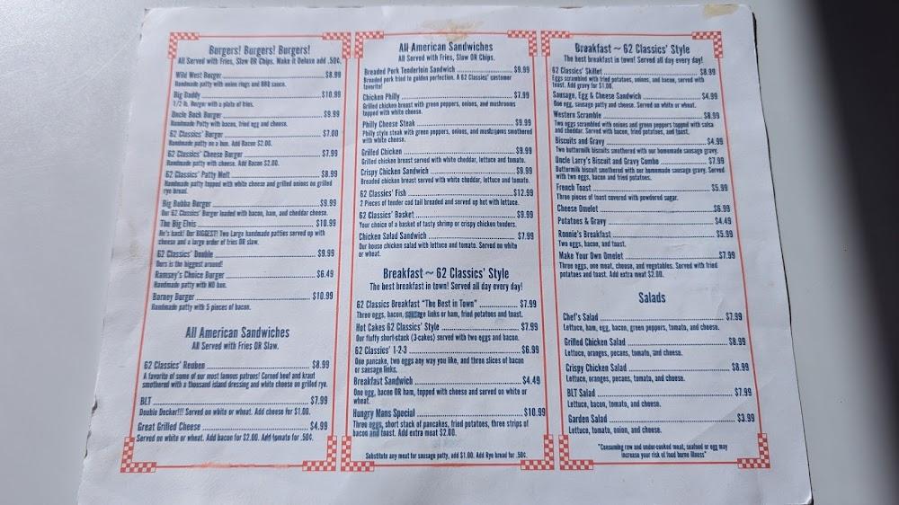 62 Classics' Diner